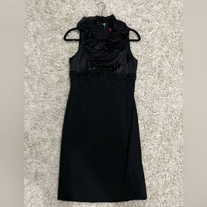 JS Collections Black Formal Cocktail Dress
